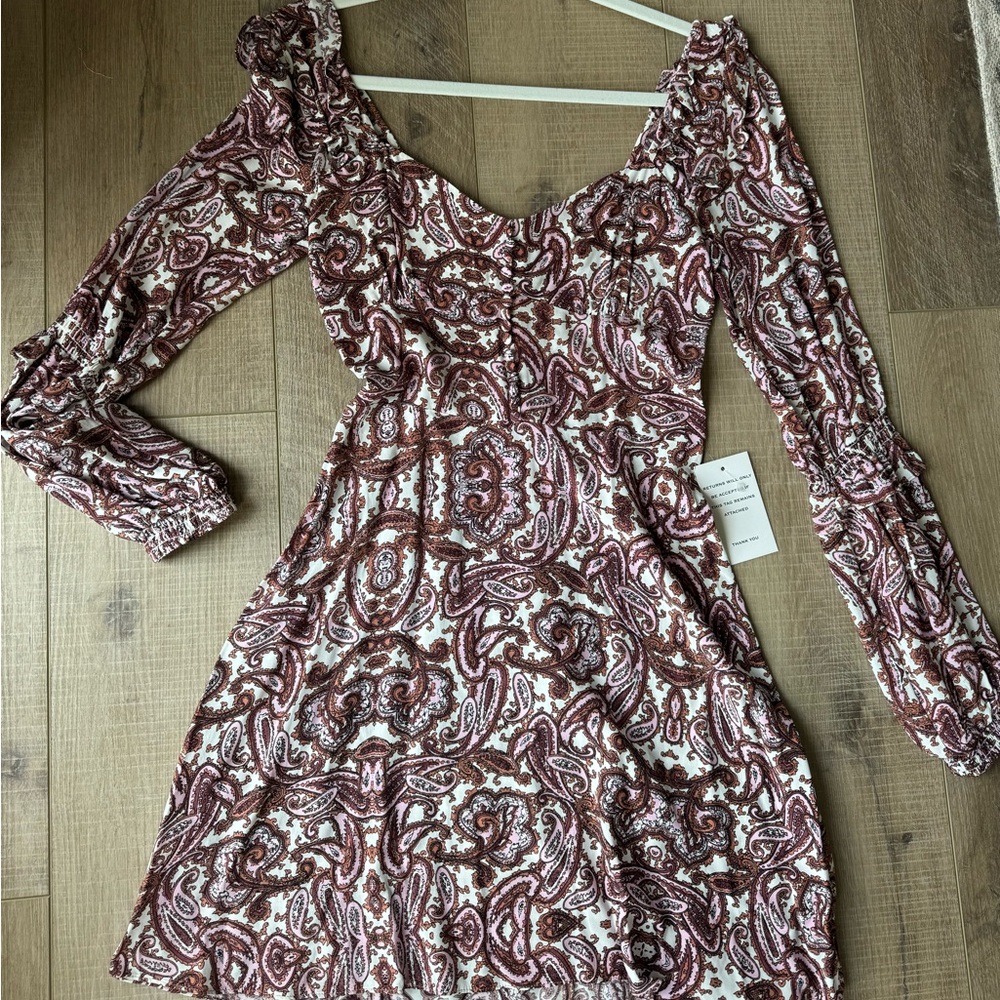 For Love and Lemons paisley mini dress